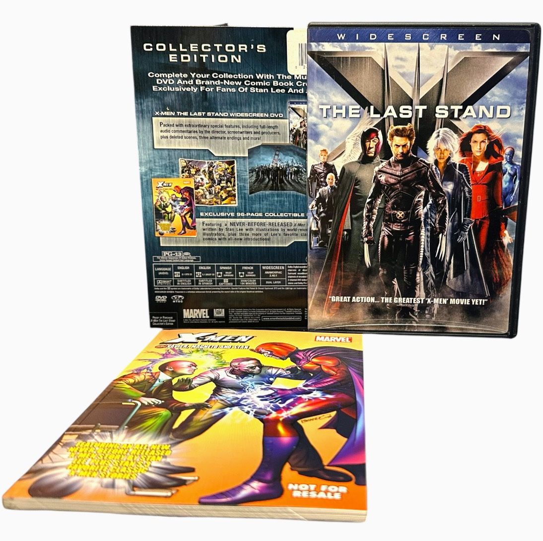 X-Men The Last Stand Collector’s Edition DVD w/ Exclusive Stan Lee Comic Ltd Ed.