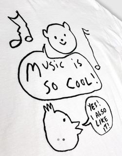FSG “Music Is Cool” Men’s Large T-shirt (New)
