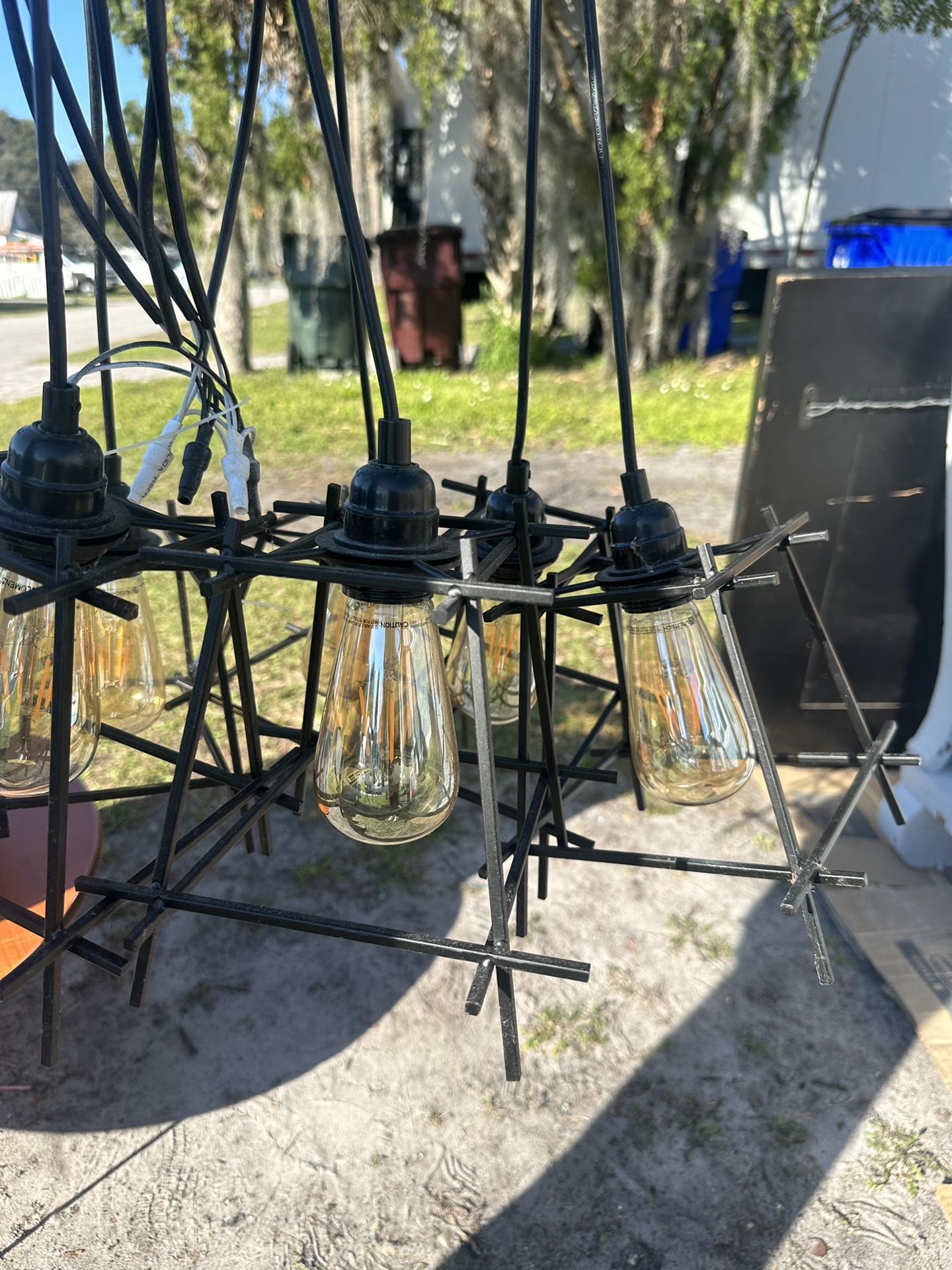 Chandelier Lighting Edison Bulbs Modern Home Decor