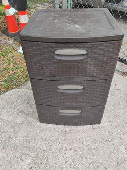 3 drawer plastic organizer