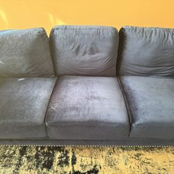Navy Blue Sofa 
