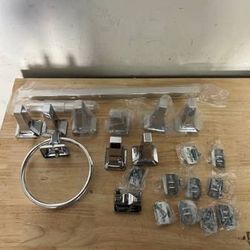 Lot of Incomplete Franklin Brass Bathroom Accessories