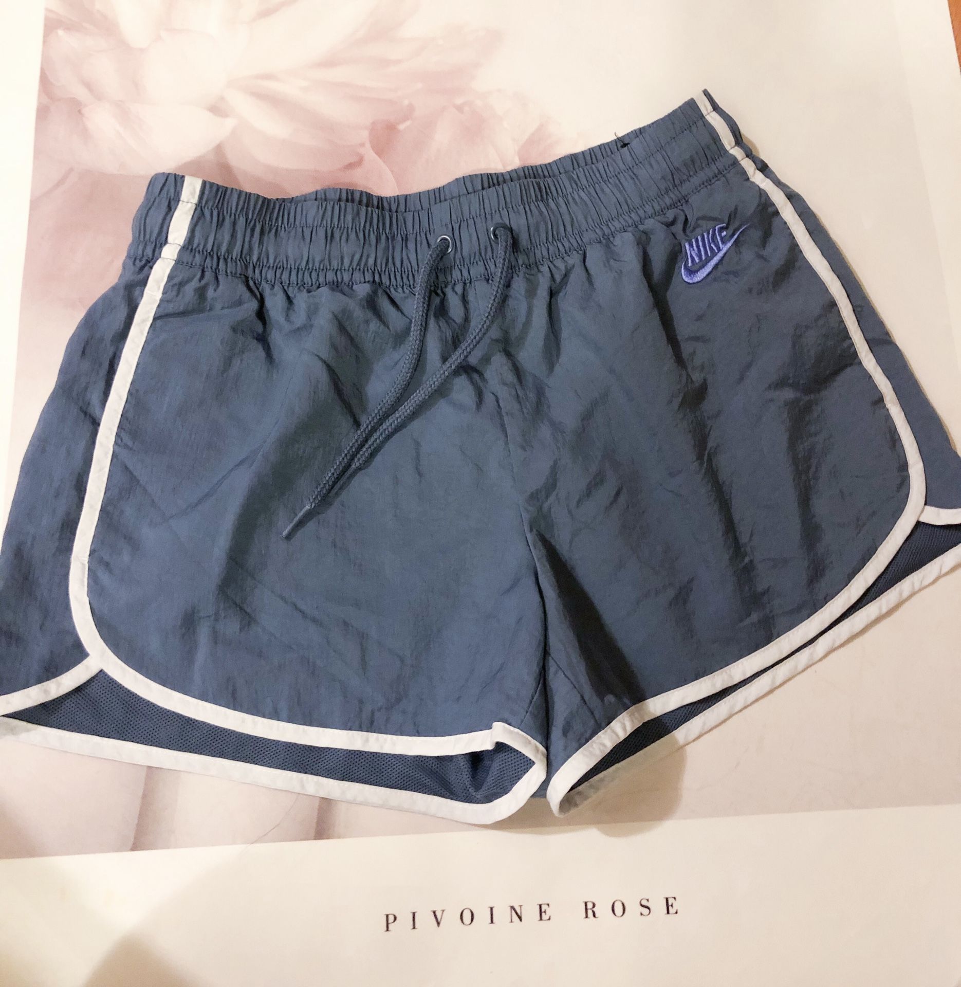 NIKE women’s shirts blue white Logo embroidered