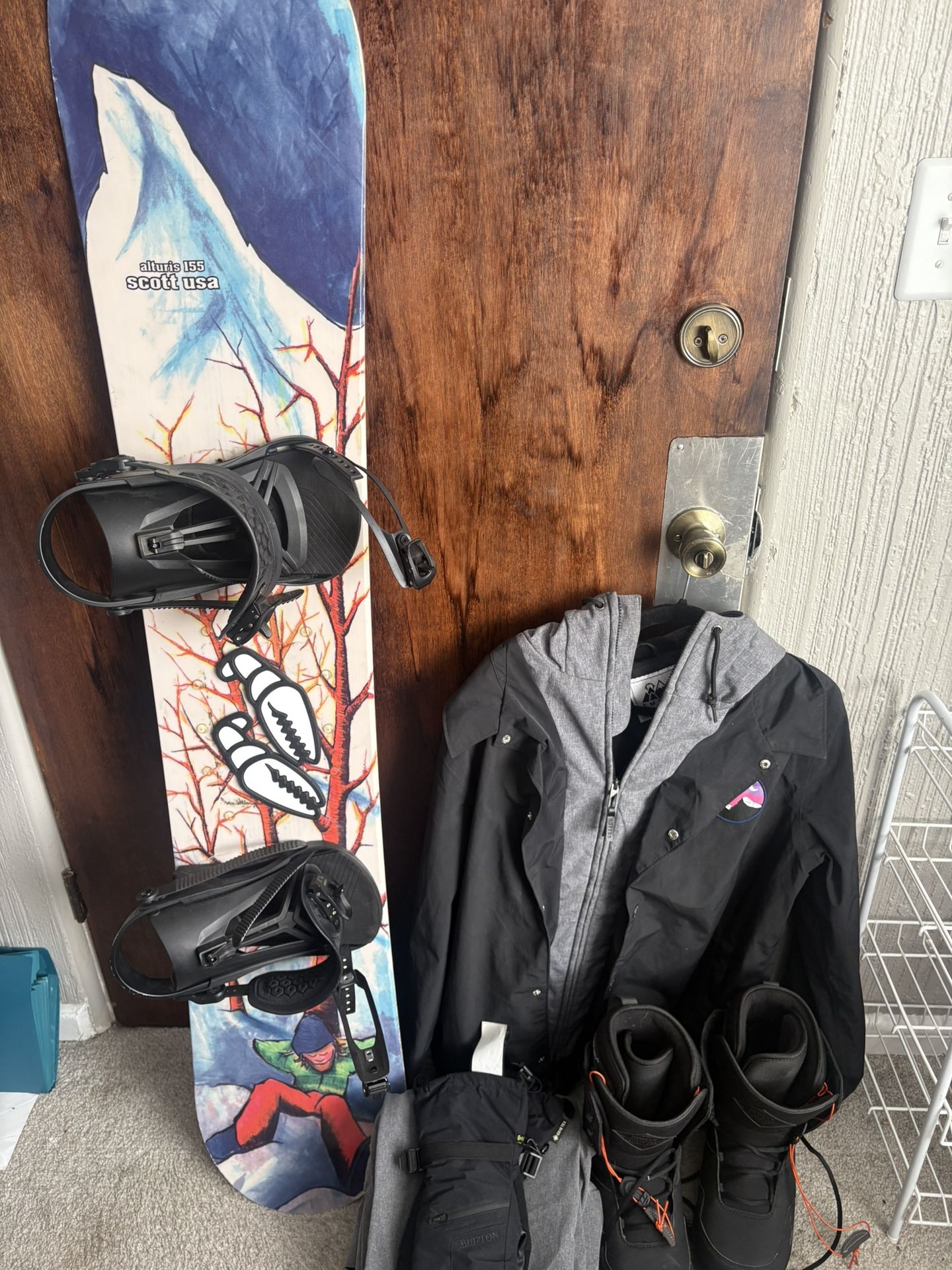 Snowboard And Gear