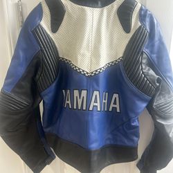 Yamaha Leather Motorcycle Jacket S