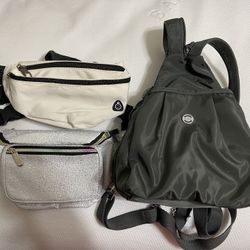 Small Backpack/sling Bag + Belt Bags 