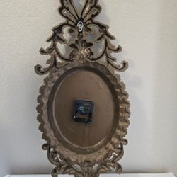 Vintage Working Syroco Wall Clock 26"