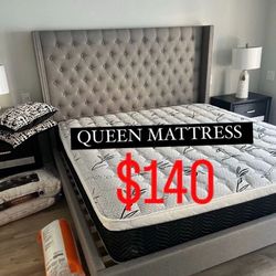New Queen mattress only $140