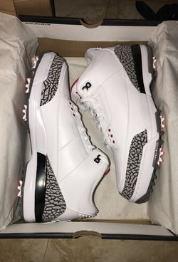 Air Jordan 3 White Cement Golf shoe size 13 $375 DS for Sale in Miami, FL -  OfferUp