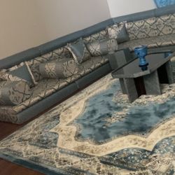 Floor Seating With Rug And Tables