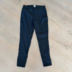 NEW: DKNY Men’s MEDIUM Fred Black Tech Pants Black Joggers