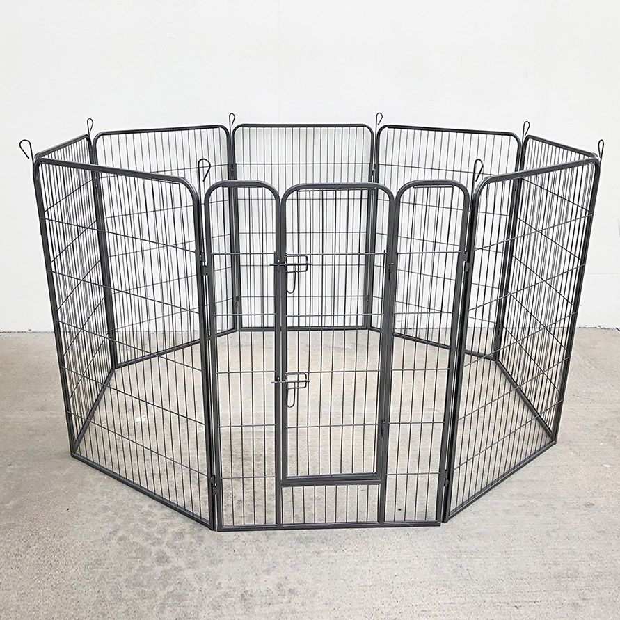 $115 (Brand New) Heavy duty 48” tall x 32” wide x 8 panel pet playpen dog crate kennel exercise cage fence