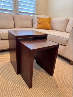 Crate and Barrel nesting tables