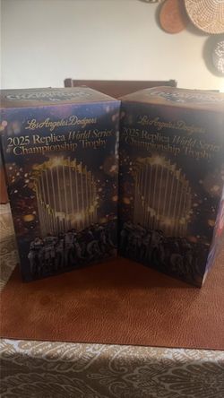 2025 Dodger World Series Trophy Replica