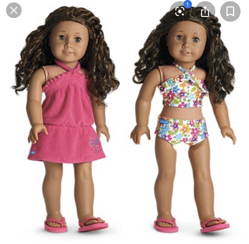 American Girl Doll Bikini Swimsuit Set