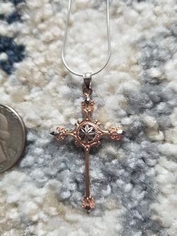 14k Cross Necklace
