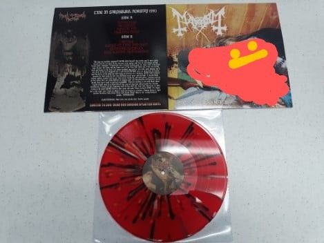 Mayhem - Dawn Of The Black Hearts Black Metal Vinyl LP Live