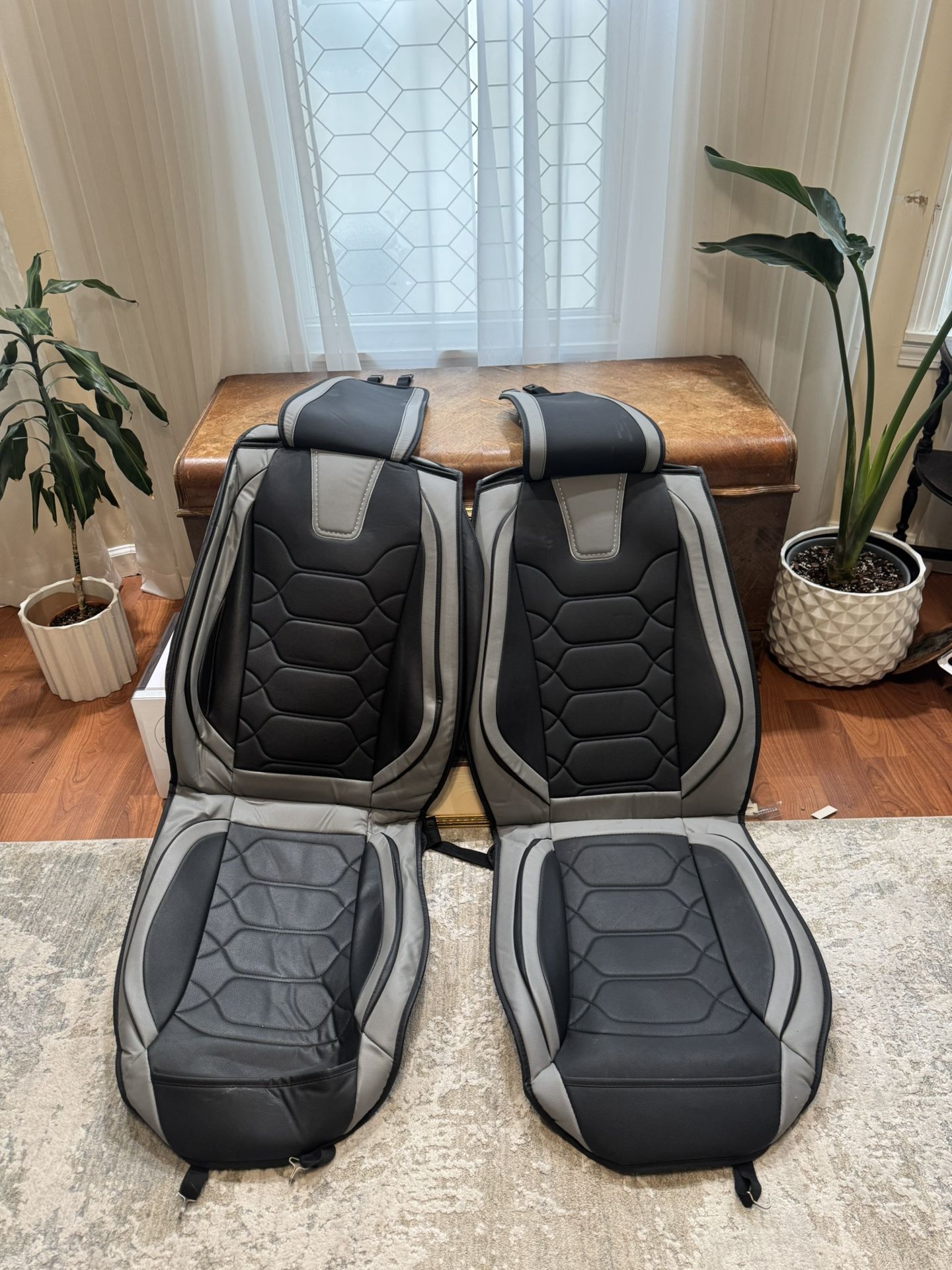 Car Seat Protectors Universal Padded Waterproof Hidden Pocket!