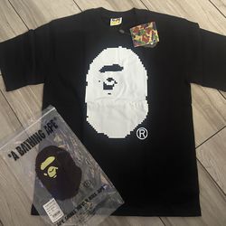 Bape tee size medium and large