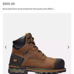 Timberland PRO Boondock Work Boots Size 11.5EE