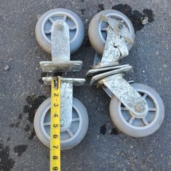 6" KC Wheel Casters Set