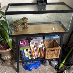 20-25 Gallon Aquatic Tank W Stand