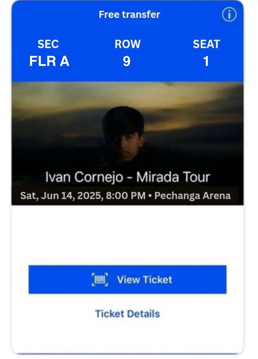 Ivan Cornejo - Mirada Tour