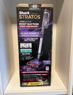 Shark Stratos Multiflex Bagless Cordless HEPA Stick Vacuum Cleaner, Clean Sense IQ, Duoclean Powerfins Hairpro, 60min Runtime