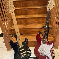 Fender MIM Stratocaster And Fender MIM Stratocaster 