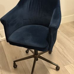 World Market Velvet Chair- Great Condition 