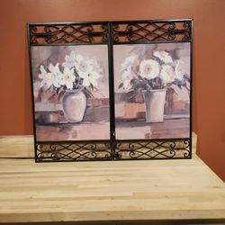 17x28 Metal Frame Picture Set 