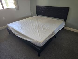 ASAP NOW....Free King bed, frame, cabinet 2.matching nightstands