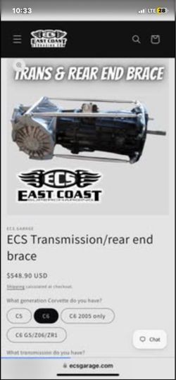 Corvette ECS Brace