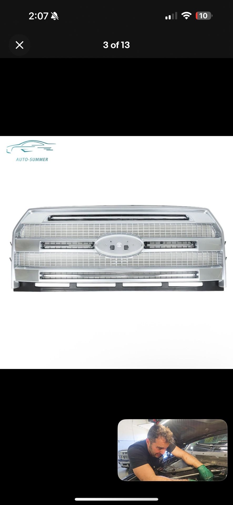 F-150 Platinum Grill 2015-2017