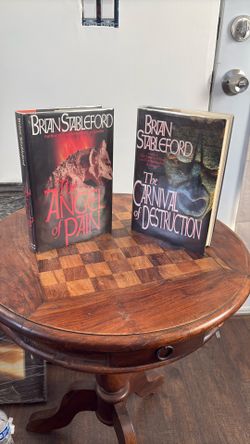 Brian Stableford - The Carnival of Destruction & Angel of Pain 1st Edition 