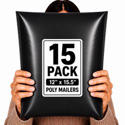 POLYMAILERS SHIPPING BAGS (MULTI-QUANTITY) 12" X 15.5" SELF SEAL MAILERS
