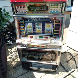 Slot Machine With Coins 