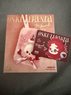 CHOMP You Found Me SKULLPANDA Plush Mini Bag