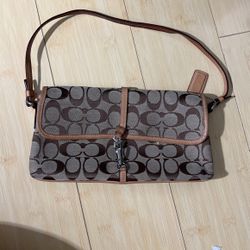 Tan Small Coach Purse 