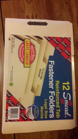 NEW legal Fastener Folders