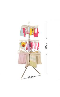 3-Tier Folding Laundry Drying Rack