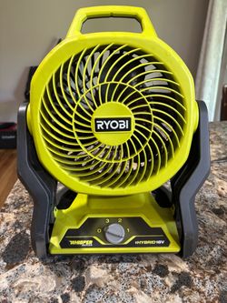 RYOBI ONE+ 18V Hybrid Whisper Series 3-Speed Fan