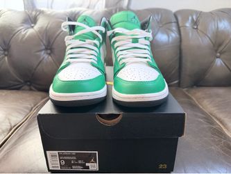 Nike AJ Air Jordan 1 Mid Lucky Green Men’s size 9