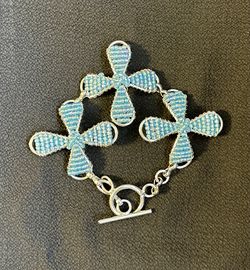 Blue Canutillo Bracelet