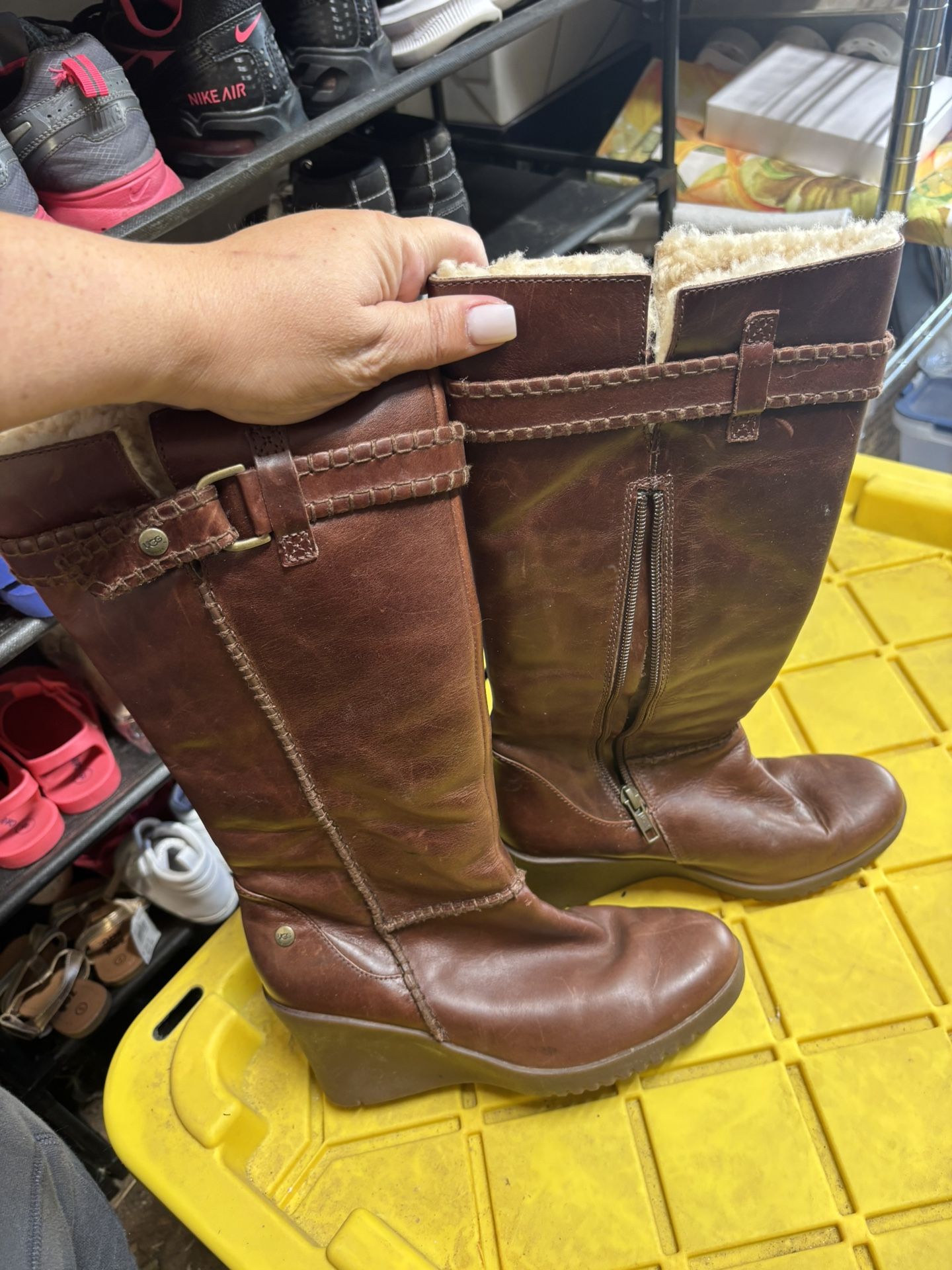 Leather Ugg Boots 