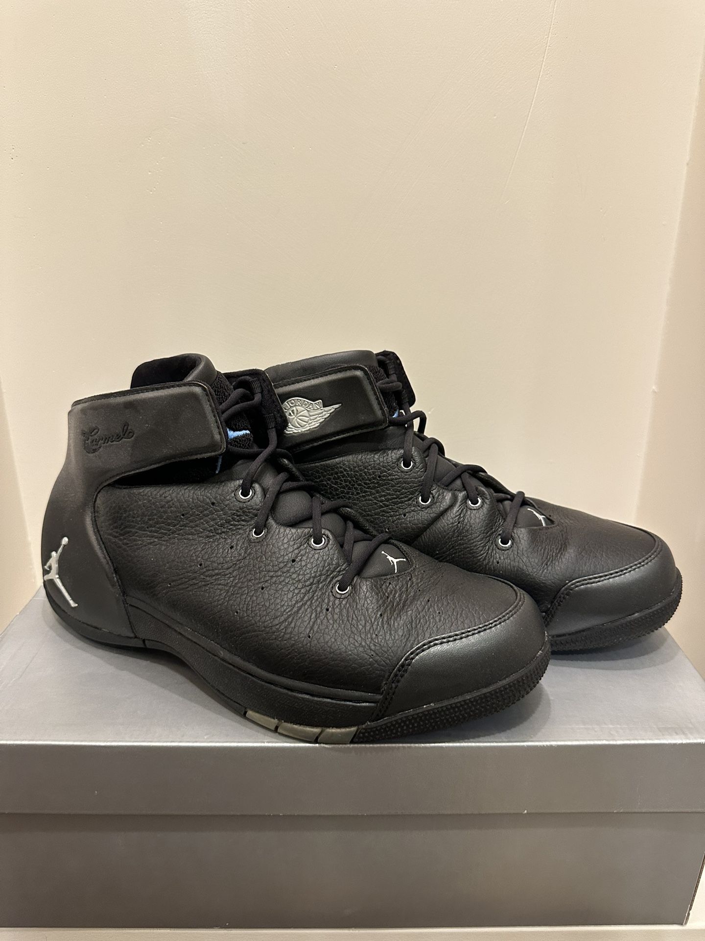 Jordan Carmelo 1.5 Black/Leather Men's Size 9.5 309265-003