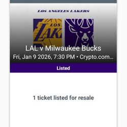 Lakers Bucks Tickets Tonight