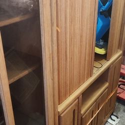 Great Condition Entertainment Center With Shutters 
