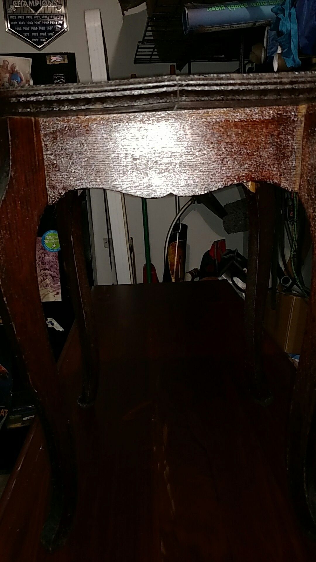 Antique table. Over 75 years old. Built in 1940s sometime.