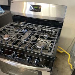 5 Burner Stainless Steel Gas Stove 
